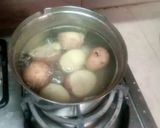 A picture of step 1 of Aloo Kuyyan.
