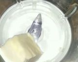 A picture of step 1 of Cream cheese spread.