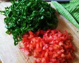 A picture of step 1 of Spinach & Egg Muffins.