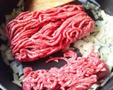 A picture of step 1 of Beef and Egg Barquitas.