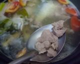 รูปขั้นตอนการทำที่ 2 ของ ต้มแซ่บปลาทูใส่หมู(50kcal)