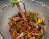 A picture of step 4 of Pork Fajitas with Vegetables.