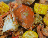 Foto langkah ke 6 dari resep Seafood ala-ala crazy crab (kepiting udang saus Padang).