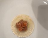 A picture of step 3 of Chicken and Tomato Gyoza.
