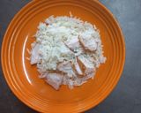A picture of step 6 of Leftover Rice Korean Breakfast Bowl.