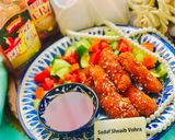 A picture of step 8 of Peri Potato Chicken Fingers.