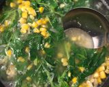 Foto langkah ke 3 dari resep Sayur Bayam Jagung Serut.