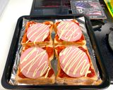 A picture of step 4 of Easy Tasty Ham Pizza Toast.