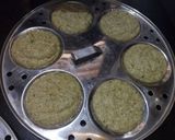 A picture of step 4 of Oats spinach Idli.