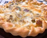 Foto del paso 4 de la receta: Tarta de verdeo y champiñones