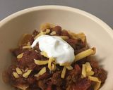 A picture of step 6 of Chili for Frito Chili Pie.