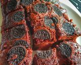 A picture of step 6 of Oreo brownie.