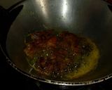 A picture of step 1 of Chicken manchurian curry.