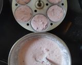 A picture of step 2 of Suji masala idli.
