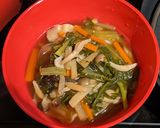 A picture of step 7 of Gyoza Soup.