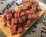 Une image de l'étape 1 de Bœuf en gelée aux champignons de paris et tomate.