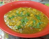 A picture of step 7 of Chana Daal Lauki.