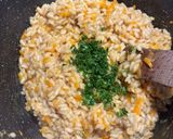 Foto del passaggio 6 della ricetta Risotto arancia, carota e rucola🍊🥕🥬