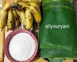 Foto langkah ke 1 dari resep Brusbus aka Pepes Pisang-Ketan Ala Rumah Kami.