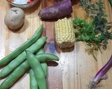 Foto del paso 2 de la receta: Cazuela de lomo, habas y aromáticas de la quinta. (Ragú)