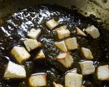 A picture of step 7 of Palak paneer.