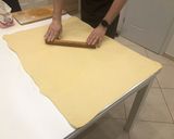 Vajas leveles tészta (tojásmentes) recept fázis 16 fotója