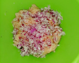 Foto del paso 1 de la receta: Hamburguesa de Pollo y Cebolla Morada