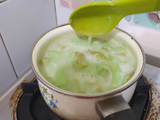 Puding Roti Tawar Pandan Kelapa