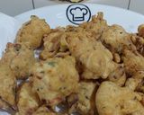 A picture of step 3 of Mix pakorey.