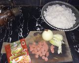 Foto langkah ke 1 dari resep Nasi goreng Simple ala Kobe.