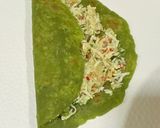 A picture of step 7 of Egg Stuff Spinach Green Paratha.