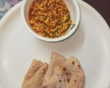A picture of step 4 of Paneer bhurji.
