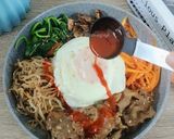 Foto langkah ke 6 dari resep Bibimbap (Nasi Campur Korea).