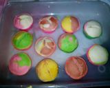 Foto langkah ke 4 dari resep Bolu Kukus Flower.