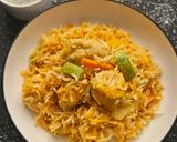صورة لخطوة 10 من وصفة الأرز المكرمل بالخضار والدجاج