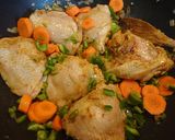 A picture of step 4 of Portuguese Chicken Curry.