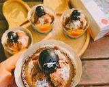 Hình bước làm 6 của món Muffins Cacao Vụn Dừa
