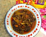 Foto langkah ke 6 dari resep Jeroan Kambing Masak Gambrat ala Madura.
