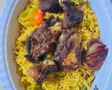 A picture of step 7 of Authentic Mandi rice.