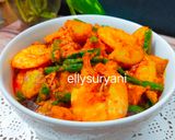 Foto langkah ke 10 dari resep Gulai Kacang Panjang Plus Udang-Kentang.