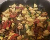 A picture of step 2 of Chicken breast with patty pan & basil.
