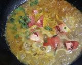 A picture of step 2 of Fish curry.