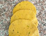 A picture of step 3 of Masala Poori.