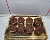 Pas rețetă Muffins cu banane și ciocolată 7 fotografie
