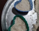 A picture of step 8 of Makhana Barfi.