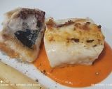 Foto del paso 6 de la receta: Suprema de merluza con salsa de piquillos