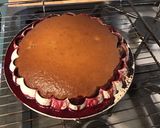 Une image de l'étape 9 de Gâteau aux pêches de vigne,yaourt et vanille.