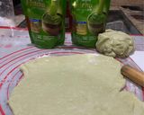 Foto langkah ke 5 dari resep Roti Tawar Discard Sourdough Matcha (Eggless).