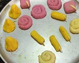A picture of step 3 of Diwali Sweets Phuljhari, chakra and Bom Making With instant Mawa.