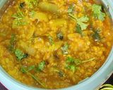 लौकी मूंग दाल की सब्जी (lauki moong dal ki sabzi recipe in Hindi) रेसिपी चरण 3 फोटो